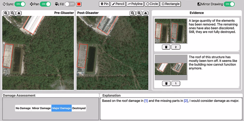 Characterizing Human Explanation Strategies to Inform the Design of Explainable AI for Building Damage Assessment