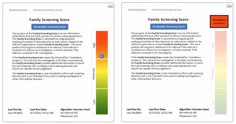 How Child Welfare Workers Reduce Racial Disparities in Algorithmic Decisions