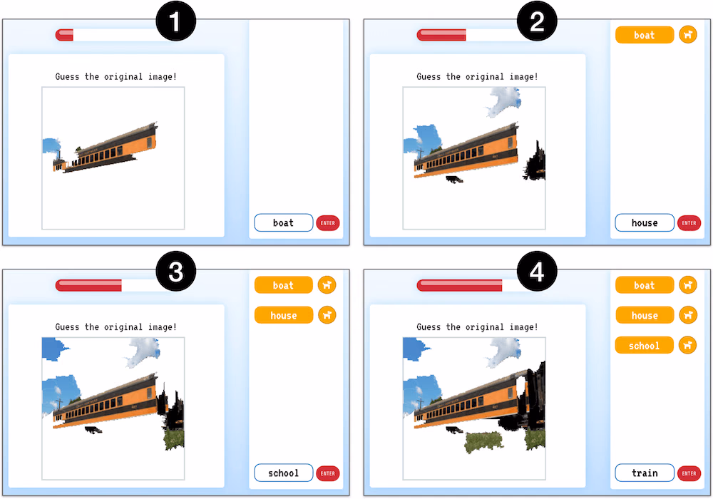 Eye into AI: Evaluating the Interpretability of Explainable AI Techniques through a Game With a Purpose